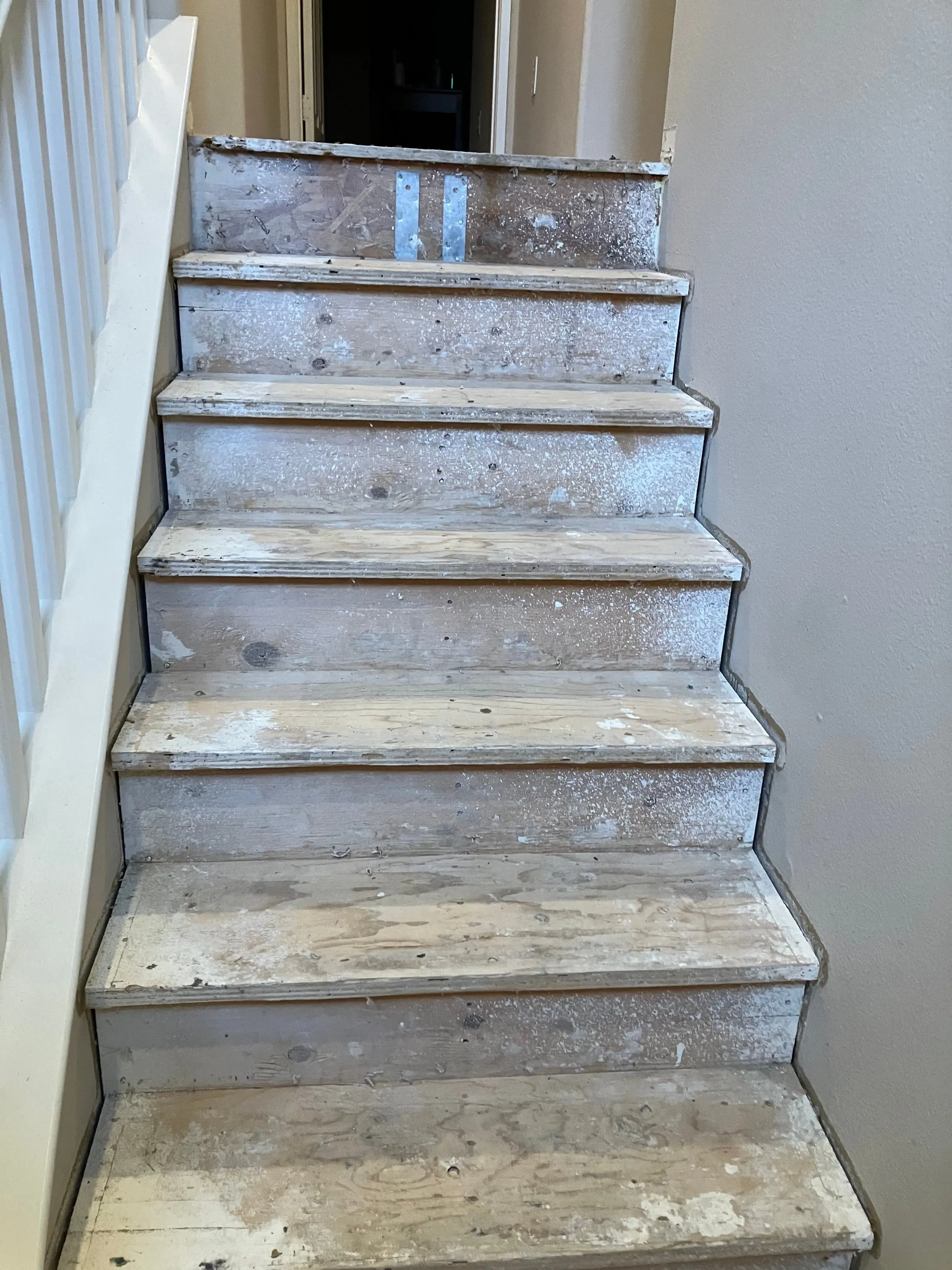 室内楼梯踏步翻新 改造前